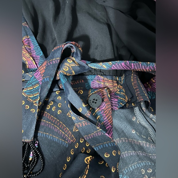 FARM RIO Sequin Toucans Wrap Dress Mini Dress - Picture 8 of 15